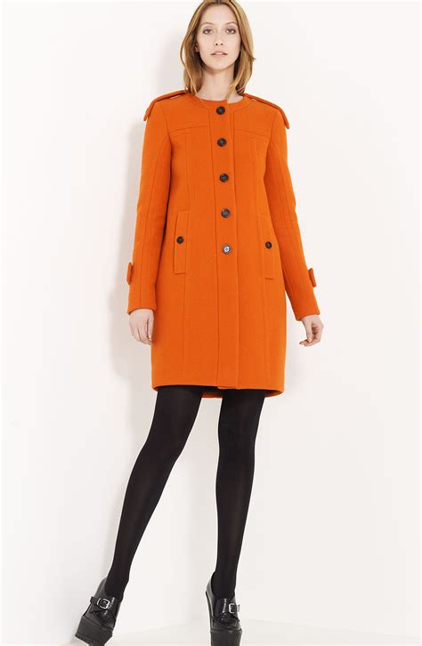 burberry wool coat nordstrom